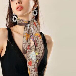 Luxurious Satin Silk Scarf – Elegant Hair & Neck Wrap for Women